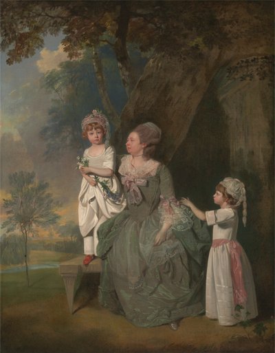 Mme Barclay et ses enfants - Francis Wheatley